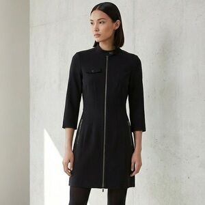 Armani Exchange Zip Front Mini Dress Size 2